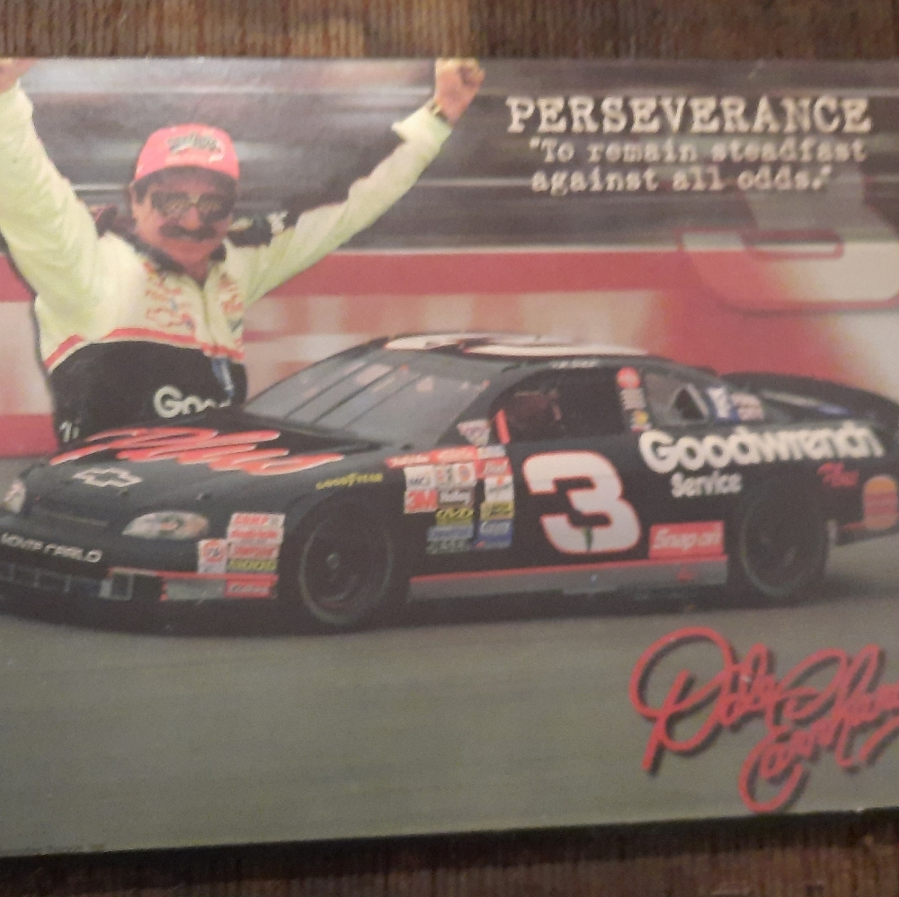 Dale Earnhardt Picture Plaque